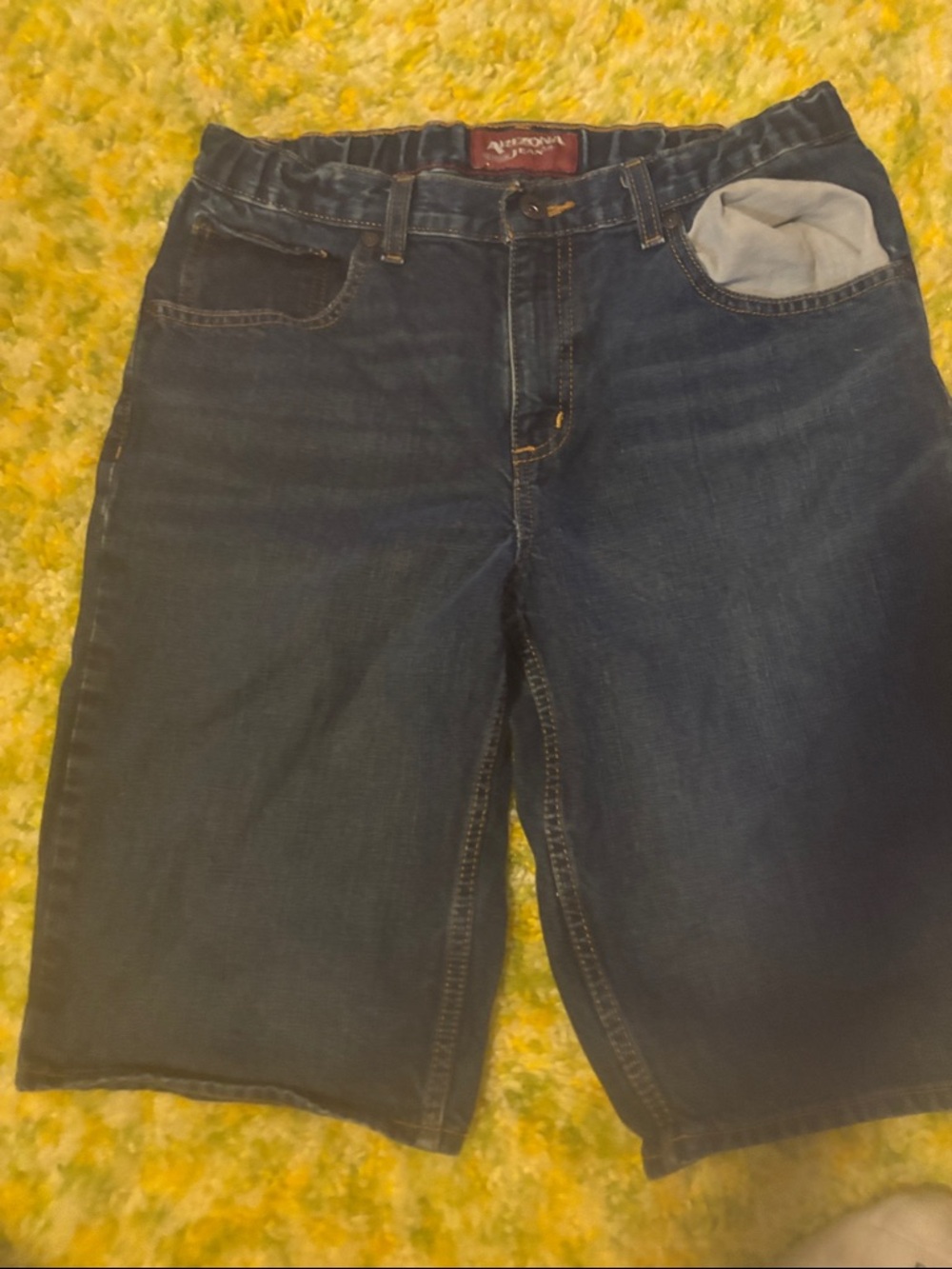Arizona Jean Company Blue Denim Men's Jean Shorts vintage baggy jorts
